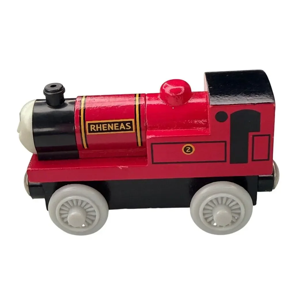 Thomas & Friends Wooden Railway Rheneas #2 2003 Train Engine Learning Curve